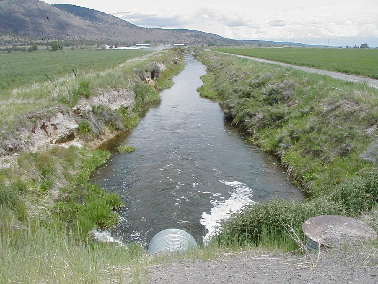 Irrigation canal in Lost River Basin